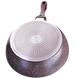 26733 Сотейник алюминий 24см мрам/крошка MB (х6)