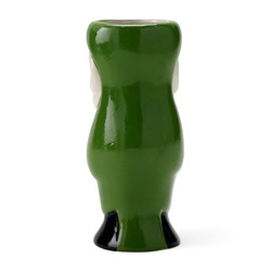 Стакан для коктейлей «Тики», 400 мл, зелёный попугай, керамика