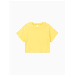 Футболка детская KAFTAN: Oversize, однотонная, жёлтая, рост 92-98 см
