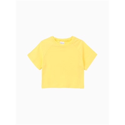 Футболка детская KAFTAN: Oversize, однотонная, жёлтая, рост 92-98 см