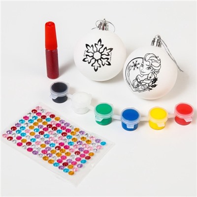 Набор для творчества «Новогодние шары» Холодное сердце, 2 шт., пакет