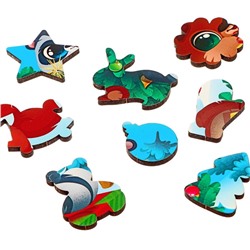 Пазл фигурный «Новый год для друзей», 35 деталей