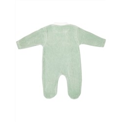 1628 Комбинезон+шапочка велюр