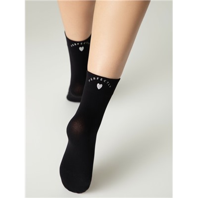 Полиамидные CONTE FANTASY Матовые носки с сияющей термоаппликацией Perfectly