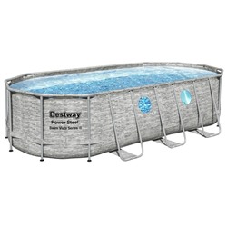 Бассейн каркасный Bestway Power Steel Swim Vista 56716, 549×274×122, фильтр-насос, лестница, тент