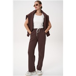 Брюки спортивные Юнис (шоколадный)