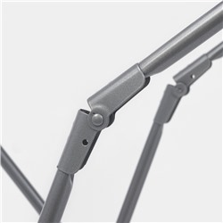 Сушилка для белья напольная, рабочая длина 18 м, серая