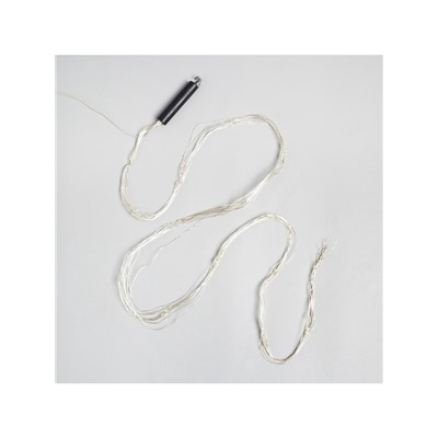 Гирлянда «Конский хвост» 10 нитей по 1.5 м, IP20, серебристая нить, 150 LED, свечение мульти, 12 В