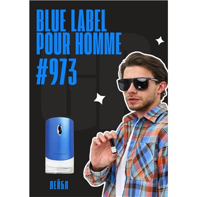 Blue Label pour homme / GET PARFUM 973