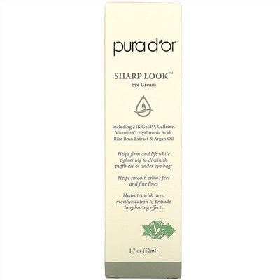 Pura D'or, Sharp Look Eye Cream,  1.7 fl oz (50 ml)