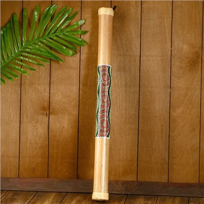 Сувенирный музыкальный инструмент «Посох дождя», 60×5×5 см, МИКС