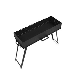 Мангал с ножками FIREGRILL, 94.7×37.5×72.3 см, 2 мм, длина жаровни 85 см