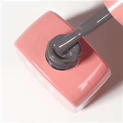 Гель лак для ногтей, однотонный, трехфазный, 10 мл, LED/UV, серый (114)