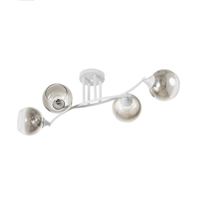 Светильник потолочный BayerLux «Снежа», люстра 4хЕ27, 40 Вт, белый, 81×33×21 см