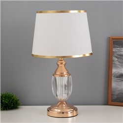 Лампа настольная «Юри» 1×40 Вт Е27 1×3 Вт LED золото 25×25×41 см