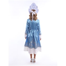 Карнавальный костюм «Снегурочка Волшебная»: шуба, кокошник, р. 164