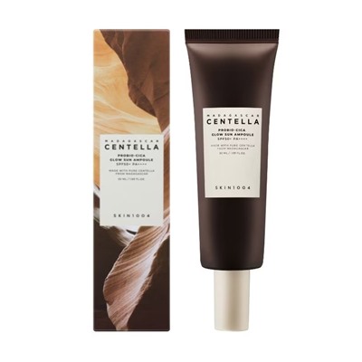 Солнцезащитный крем для лица SKIN1004 Madagascar Centella Probio-Cica Glow Sun Ampoule SPF50+ PA++++