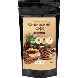 Кедровый напиток Сибирский кофе МАСАЛА  / 90 г / дой пак / Сам бы ел