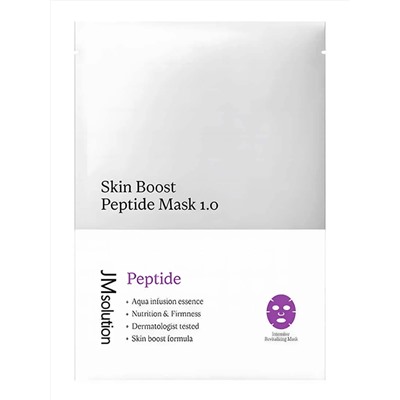 JMsolution Тканевая маска-бустер с пептидами  Skin Boost Peptide Mask 1.0, 30 мл 28282