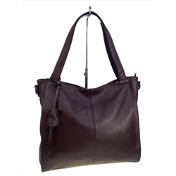 Женская сумка из натуральной кожи, цвет бордовый