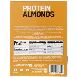 Optimum Nutrition, Протеиновый миндаль, арахисовое масло с темным шоколадом, 12 пакетиков по 1,5 унц. (43 г)