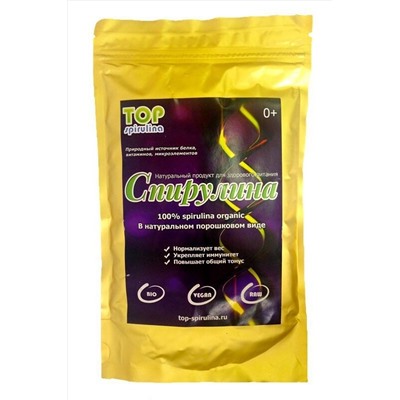 Спирулина порошок zip пакет 250г ЭКОПРОДУКТЫ, 1190499