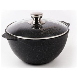 Казан 4,5л  для плова индукц. АП Гранит black Induction Pro.арт.54802И