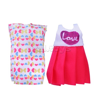 Кукла "Модный гардероб" с аксессуарами, в коробке