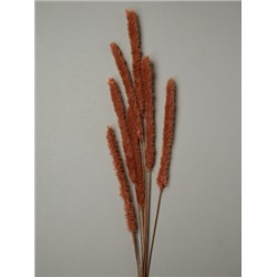 Ветка декоративная 7 веток 80 см / RW-316-1 /уп 12/144/коричневый