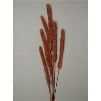 Ветка декоративная 7 веток 80 см / RW-316-1 /уп 12/144/коричневый