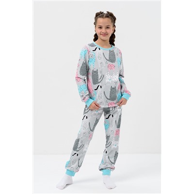 Пижама с брюками Счастье начес футер детская НАТАЛИ, 1209292