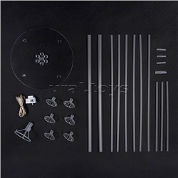 Стойка для шаров Фонтан, 7 насадок, с подсветкой, 0,7 м, Разноцветный, 1 шт.