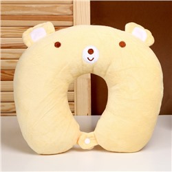 Подушка для путешествий на шею «Мишка», с маской для сна