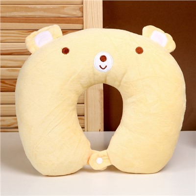 Подушка для путешествий на шею «Мишка», с маской для сна