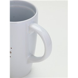 УЦЕНКА Кружка керамическая новогодняя «С новым годом! Снежинки», 530 мл