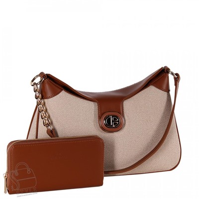 Сумка женская  012309082 beige Crisbella