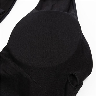 Купальник женский слитный MINAKU, размер 44, чёрный