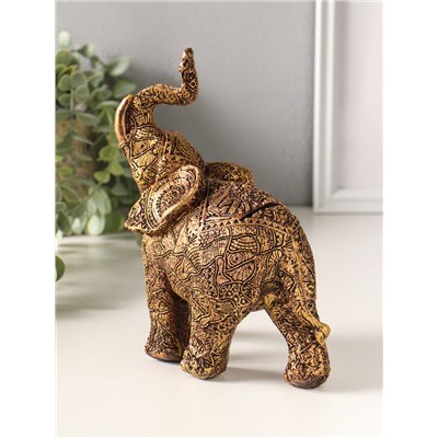 Копилка для денег полистоун «Слон ажурный», 20×17 см