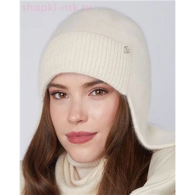 885 WH Ушанка женская (56-58)