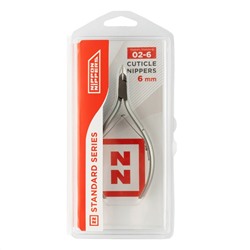 Nippon Nippers Кусачки маникюрные для кутикулы / Standard NN_NS-02-6, двойная пружина, ручная заточка, 6 мм