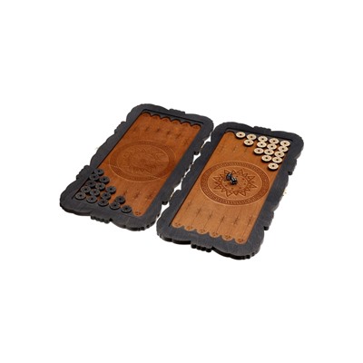 Нарды классические с гравировкой «Конь» 45×45 см, деревянные