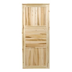 Дверь для бани и сауны «Эконом», 190×80 см, деревянная, «Добропаровъ»