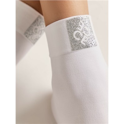 Полиамидные CONTE FANTASY Матовые носки с сияющей термоаппликацией Conte