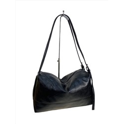 Женская сумка из искусственной кожи, цвет черный