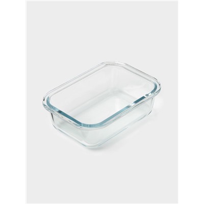 Контейнер Доляна Cook and Freeze, 380 мл, 15×11×5.5 см, с крышкой, жаропрочное стекло, МИКС