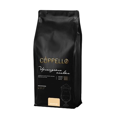 Кофе Cuppello Ирландские сливки в зёрнах свежеобжаренный, уп. 1 кг