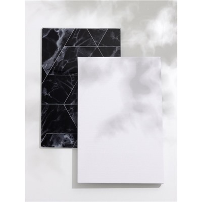 Разделочная доска «Черный мрамор», 20×30 см