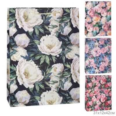 Пакет подарочный 31х42х12см / 3455ХL /уп 12/300/210 г