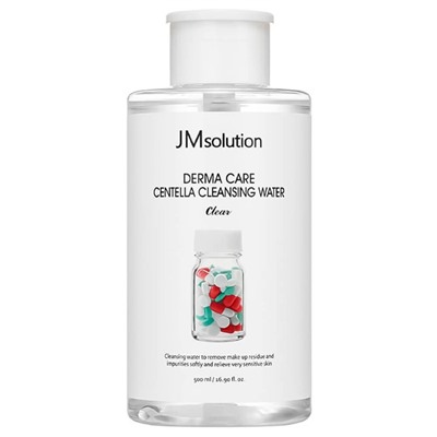 JMsolution Очищающая вода с центеллой Derma Care Centella Cleansing Water-Clear
