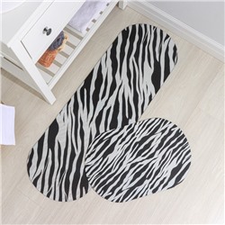 Коврики для дома SAVANNA «Принт», 2 шт., 40×120, 40×60 см